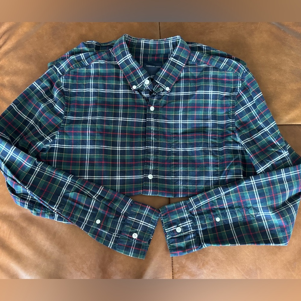 American Eagle Button-Up Shirt
